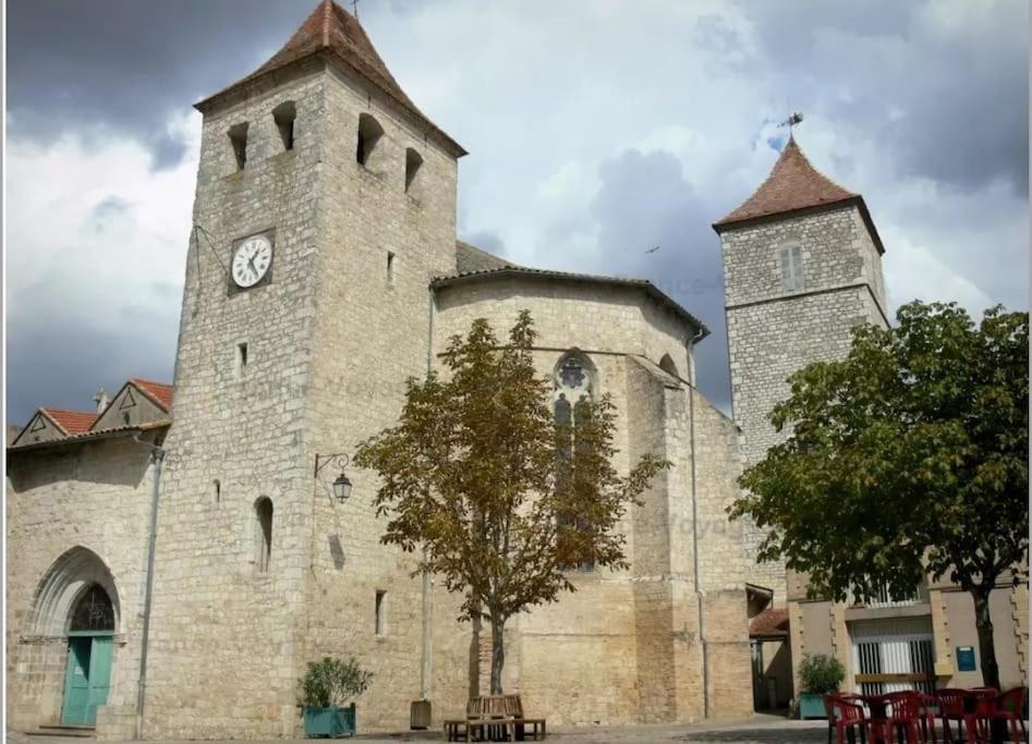 Apartamento Charmant Studio Avec Jardin A La Campagne Sur Le Chemin De Saint Jacques De Compostelle Lauzerte Exterior foto
